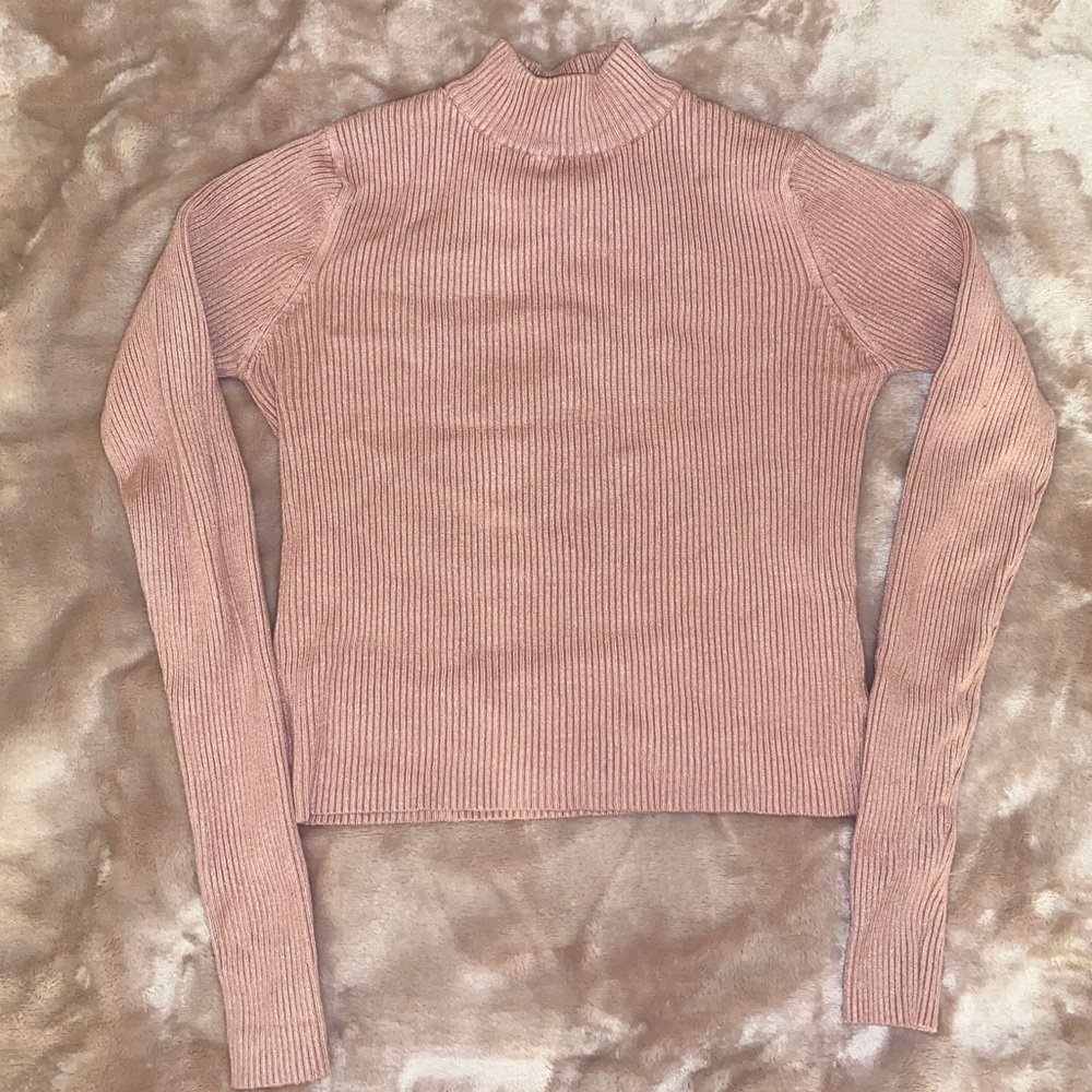 Pull & bear turtleneck crop top